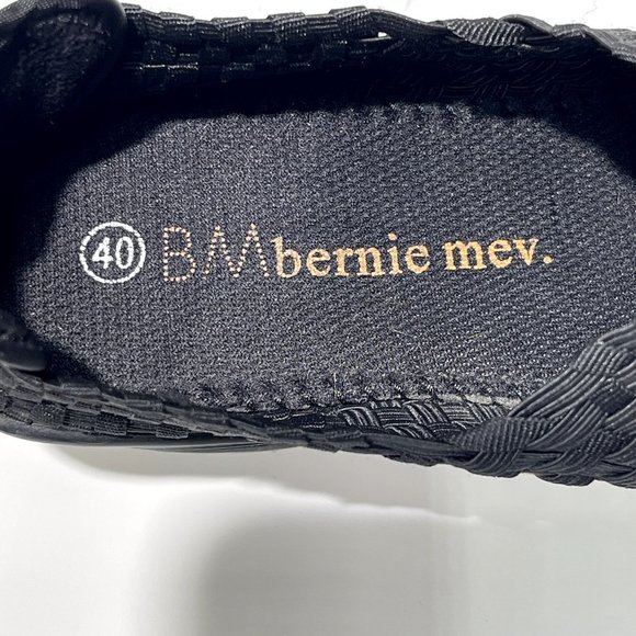 Bernie Mev Womens Braided Wedge Shoes Non-Slip Pull-on Gem Black Size 10 - Picture 9 of 14